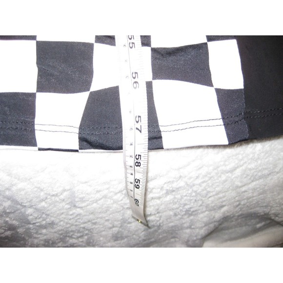 Cameo Women's Dress Maxi Dress Black Checker Mesh Inset Contour Tank Sexy - Picture 9 of 9